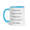 Some days I amaze myself. Other days I put my keys in the fridge. - Ceramic Mug with Color Funny quotes 7848719