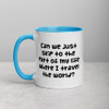 Can we just skip to the part of my life where I travel the world? - Ceramic Mug with Color Funny quotes 7848810