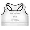 Run like you stole something. - Padded Sports Bra Funny quotes 7848606