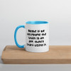 Maybe if we tell people the brain is an app, they'll start using it. - Ceramic Mug with Color Funny quotes 7848758