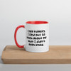 I like rumors. I find out so much about me that I didn't even know. - Ceramic Mug with Color Funny quotes 7848560