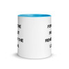 Forget the past, but remember the lesson. - Ceramic Mug with Color Motivational quotes 7849066