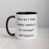 How do I feel when there is no Coffee? DEPRESSO. - Ceramic Mug with Color Funny quotes 7848107