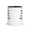 Sometimes it takes a good fall to really know where you stand. - Ceramic Mug with Color Motivational quotes 7849061