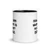 How do I feel when there is no Coffee? DEPRESSO. - Ceramic Mug with Color Funny quotes 7848093