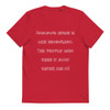 Common sense is like deodorant. The people who need it most never use it! - Unisex Organic Cotton T-Shirt Funny quotes 7848223