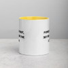 Forget the past, but remember the lesson. - Ceramic Mug with Color Motivational quotes 7849196