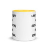Live your life as an exclamation, not an explanation. - Ceramic Mug with Color Motivational quotes 7849128