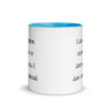 I am standing outside. So if anyone asks, I am outstanding! - Ceramic Mug with Color Funny quotes 7848975