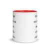 Maybe if we tell people the brain is an app, they'll start using it. - Ceramic Mug with Color Funny quotes 7848762