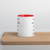Maybe if we tell people the brain is an app, they'll start using it. - Ceramic Mug with Color Funny quotes 7848762