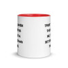 Trust that when the answer is no, there is a better yes down the road. - Ceramic Mug with Color Motivational quotes 7849161