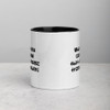What do you call an owl that does magic tricks? Hoodini - Ceramic Mug with Color Funny quotes 7848848