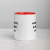 When life gets blurry adjust the focus. - Ceramic Mug with Color Motivational quotes 7849220