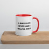 A smooth sea never made a skillful sailor. - Ceramic Mug with Color Motivational quotes 7849204