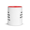 The secret of getting ahead is getting started. - Mark Twain - Ceramic Mug with Color Motivational quotes 7849252