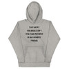 The most valuable gift you can receive is an honest friend. - Unisex Hoodie Motivational quotes 7848094
