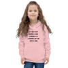 No one ever injured their eyesight by looking on the bright side. - Kids Hoodie Motivational quotes 7848028