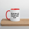 How do you call a pig that does karate? Pork Chop - Ceramic Mug with Color Funny quotes 7848240