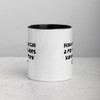 How do you call a pig that does karate? Pork Chop - Ceramic Mug with Color Funny quotes 7848240