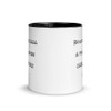 How do you call a pig that does karate? Pork Chop - Ceramic Mug with Color Funny quotes 7848247