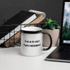 F-E-A-R hast two meanings: - Glossy Black Magic Mug Motivational quotes 7848985