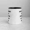 Don't be pushed by your problems. Be led by your dreams. - Ceramic Mug with Color Motivational quotes 7849125