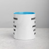 Don't be pushed by your problems. Be led by your dreams. - Ceramic Mug with Color Motivational quotes 7849125