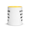 If you believe in yourself, anything is possible. - Ceramic Mug with Color Motivational quotes 7849134