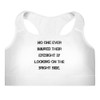 No one ever injured their eyesight by looking on the bright side. - Padded Sports Bra Motivational quotes 7849143