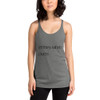 Let things fall into place. - Ladies Triblend Racerback Tank Motivational quotes 7854143