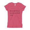 Aim for the moon. If you miss, you may hit a star. - Girl's The Princess Tee Motivational quotes 7853462