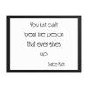 You just can't beat the person that ever gives up - Babe Ruth - Matte Paper Framed Poster Motivational quotes 7852665
