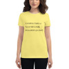 Sometimes it takes a good fall to really know where you stand. - Ladies Ringspun Fashion Fit T-Shirt Motivational quotes 7853353