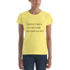 Sometimes it takes a good fall to really know where you stand. - Ladies Ringspun Fashion Fit T-Shirt Motivational quotes 7853353