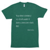Your time is limited, so don't waste it living someone else's life! - Steve Jobs - Unisex Short Sleeve Track Shirt Motivational quotes 7853200