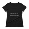 Forget the past, but remember the lesson. - Ladies Sheer Scoopneck T-Shirt Motivational quotes 7853090