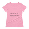 Forget the past, but remember the lesson. - Ladies Sheer Scoopneck T-Shirt Motivational quotes 7853090