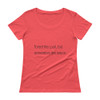 Forget the past, but remember the lesson. - Ladies Sheer Scoopneck T-Shirt Motivational quotes 7853090