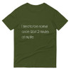 I tried to be normal once. Wort 2 minutes of my life. - Lightweight Fashion Short Sleeve T-Shirt Motivational quotes 7851589