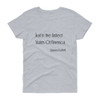 Trust in the United States Of America - Warren Buffett - Ladies Cotton Short Sleeve T-Shirt Motivational quotes 7851441