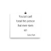 You just can't beat the person that ever gives up - Babe Ruth - Paper Poster Motivational quotes 7852208