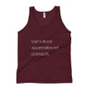 Love is about appreciation, not possessions. - Unisex Soft Tri-Blend Tank Motivational quotes 7853815