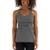 A smooth sea never made a skillful sailor. - Ladies' Triblend Racerback Tank Motivational quotes 7853093