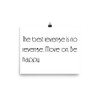 The best revenge is no revenge. Move on. Be happy. - Photo Paper Poster Motivational quotes 7854203