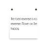 The best revenge is no revenge. Move on. Be happy. - Photo Paper Poster Motivational quotes 7854203