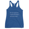 The past cannot be changed. The future is yet in your power. - Ladies Triblend Racerback Tank Motivational quotes 7854105