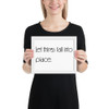 Let things fall into place. - Matte Paper Framed Poster Motivational quotes 7851363