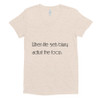 When life gets blurry adjust the focus. - Women's Tri-Blend T-Shirt Motivational quotes 7853536
