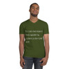 No one ever injured their eyesight by looking on the bright side. - Lightweight Fashion V-Neck T-Shirt Motivational quotes 7851462